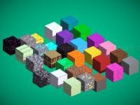 Jeu mobile Minecraft cube puzzle