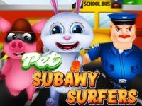 Jeu mobile Pet subway surfeurs