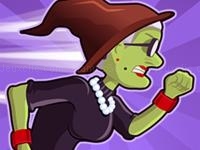 Jeu mobile Angry gran run - halloween