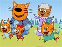 Jeu mobile Cat family educational games - game for kids