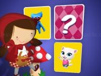 Jeu mobile Little red riding hood memory card match