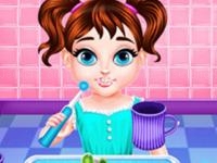 Jeu mobile Baby taylor bed time - girl game
