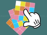 Jeu mobile Sliding puzzle. get the pattern