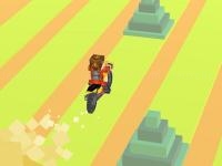 Jeu mobile Blocky bike racing