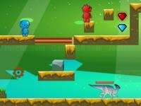 Jeu mobile Fire and water in dino world