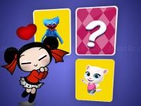 Jeu mobile Pucca memory card match