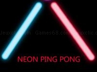 Jeu mobile Neon pong
