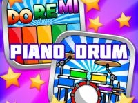 Jeu mobile Piano and drum for kids