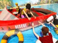 Jeu mobile Beach rescue emergency boat