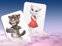 Jeu mobile My talking tom card match