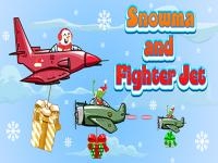 Jeu mobile Snowma and fighter jet