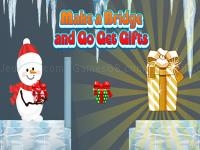Jeu mobile Make a bridge and go get gifts ice