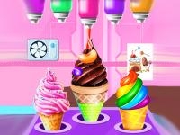 Jeu mobile Yummy waffle ice cream