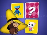 Jeu mobile Curious george memory card match