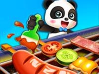 Jeu mobile Cute panda cooks food