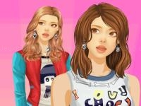 Jeu mobile Blackpink rose dress up