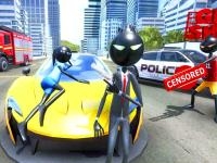 Jeu mobile Amazing crime strange stickman rope vice vegas
