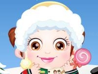 Jeu mobile Baby hazel winter dress up