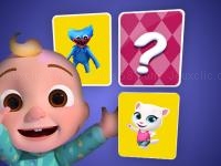 Jeu mobile Cocomelon memory card match