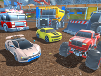 Jeu mobile Mad cars racing and crash
