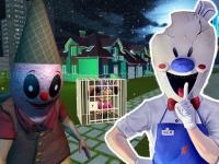 Jeu mobile Ice scream scary neighbor horror