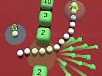Jeu mobile Snake ball 3d