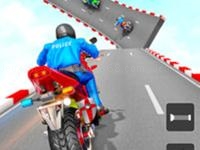 Jeu mobile Mega ramp stunt moto - fun & run 3d game