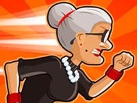 Jeu mobile Angry granny run: india