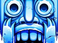Jeu mobile Temple run: frozen festival