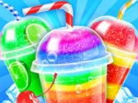 Jeu mobile Rainbow frozen slushy truck - summer desserts