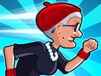 Jeu mobile Angry gran run: paris