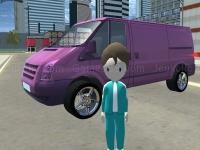Jeu mobile Squid gamer city driving gang