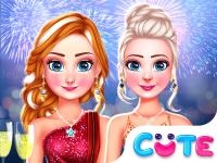Jeu mobile Frozen princess new years eve