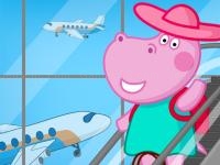 Jeu mobile Hippo family airport adventure