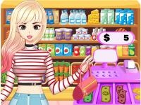 Jeu mobile Supermarket store girl