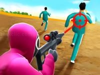 Jeu mobile Sniper challenge squid game