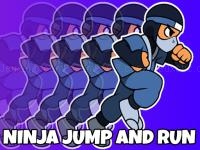Jeu mobile Ninja jump and run
