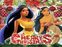 Jeu mobile Pocahontas christmas sweater dress up