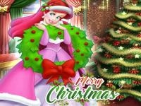 Jeu mobile Ariel the little mermaid christmas dres up