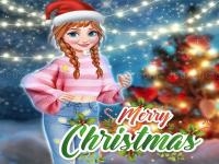 Jeu mobile Anna frozen christmas sweater design