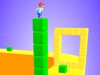 Jeu mobile Cube surffer - smooth cubes building