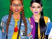 Jeu mobile College student girl dress up