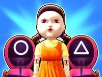 Jeu mobile Squid game 3d - 456 survival