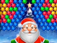 Jeu mobile Santa bubble blast