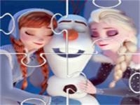 Jeu mobile Olaf‘s frozen adventure jigsaw
