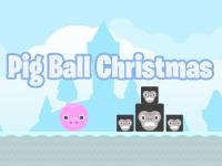 Jeu mobile Pig ball christmas