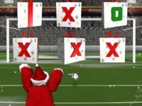 Jeu mobile Santa kick tac toe