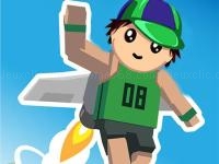 Jeu mobile Jetpack jump kid game