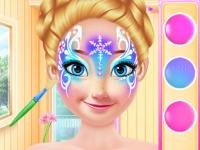 Jeu mobile Princess christmas face painting