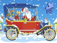 Jeu mobile Christmas cars jigsaw